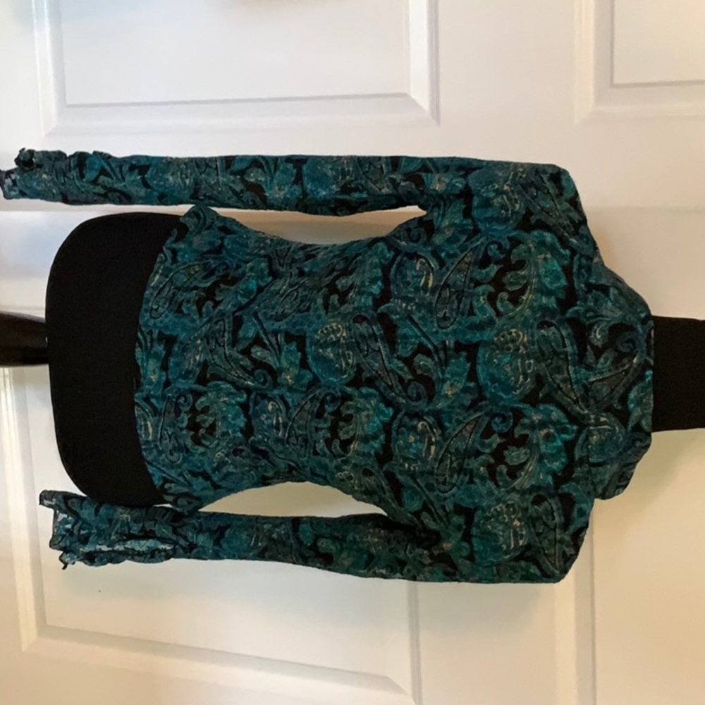 Inc V Neck Button Down Blouse - image 3